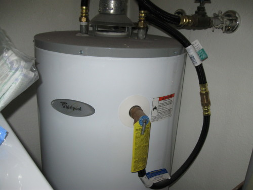 Improper TPR Line Installed on Water Heater