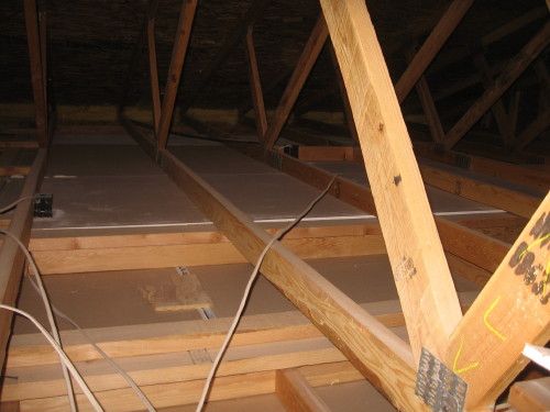 No Insulation Above Master Bedroom and Bathroom in Attic